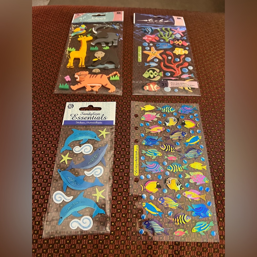 Animal Assorted Scrapbook Stickers